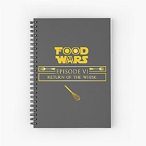 Food Wars Episode VI: Return of the Whisk Spiral Notebook