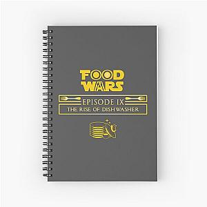 Food Wars Episode IX: The Rise of Dishwasher Spiral Notebook