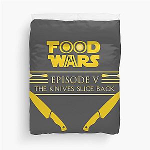 Food Wars Episode V: The Knives Slice Back Duvet Cover