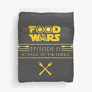 Food Wars Episode II: Attack of the Forks Duvet Cover