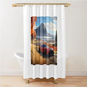 Velocity Vista: Forza Horizon Chronicles Shower Curtain