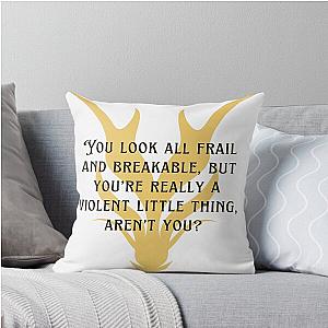 Fourth wing throw pillow