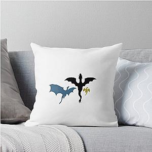Tairn, Sgaeyl Andarna - Fourth Wing Dragons Sticker Throw Pillow