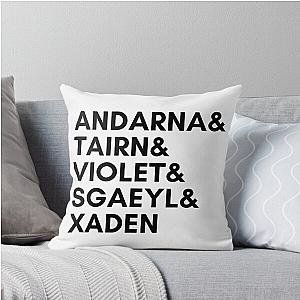 Fourth Violet Wing Xaden Throw Pillow