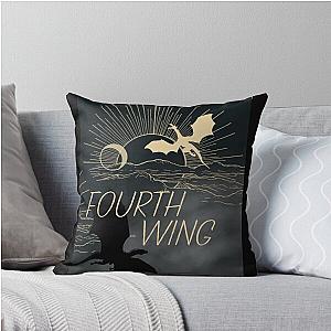 FOURTH WING DRAGON FLYING Throw Pillow