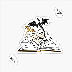 Fourth Wing Fly Die Sticker