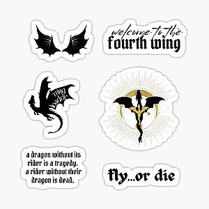 Fourth Wing Sticker Pack