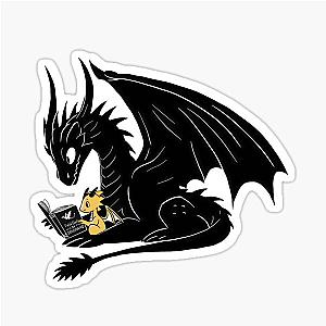 Fourth Wing dragons and cute Tairn and Andarna Sticker