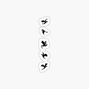 Fourth Wing Spine Dragons Sticker
