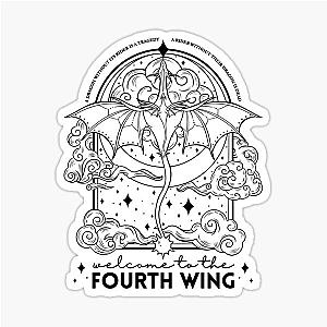 Welcome to the Fourth Wings Sticker