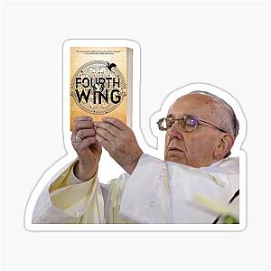 Fourth Pope Wing Meme Sticker