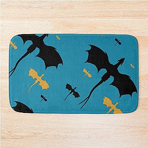 Fourth Blue Dragon Bath Mat