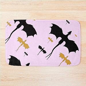 Fourth Pink Dragon Bath Mat