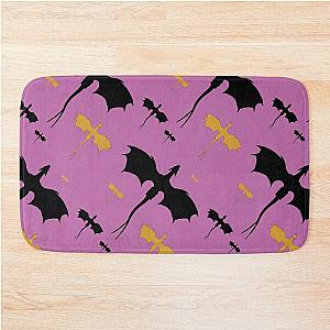 Fourth Magenta Dragon Bath Mat