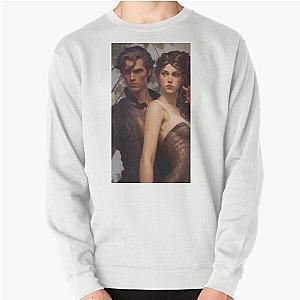 Fourth Wing fan art Violet Xaden Pullover Sweatshirt
