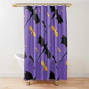 Fourth Purple Dragon Shower Curtain