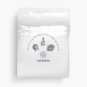 Fourth Blue Wing Duvet Cover