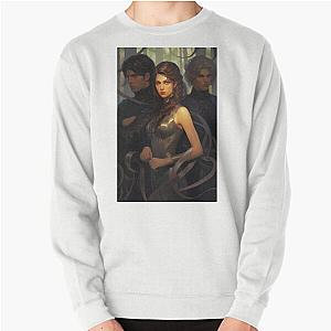Xaden, Violet and Dain Fourth Wing by Rebecca Yarro Pullover Sweatshirt