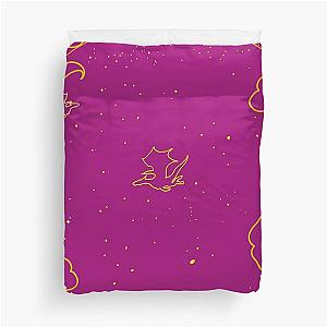 Fourth Maroon Illustrated Duvet Cover