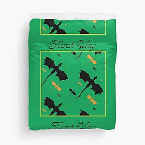 Fourth Green Dragon Duvet Cover