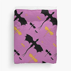 Fourth Magenta Dragon Duvet Cover