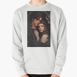 Violet and Xaden Fourth Wing fan art Pullover Sweatshirt