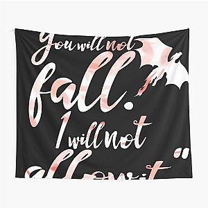 Fourth Wing You Will Not Fall Version B Tapestry