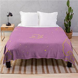 Pink Fourth Wing Throw Blanket