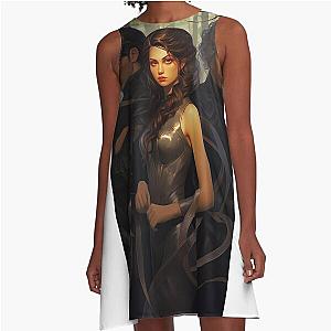 Xaden, Violet and Dain Fourth Wing by Rebecca Yarro book fan art A-Line Dress