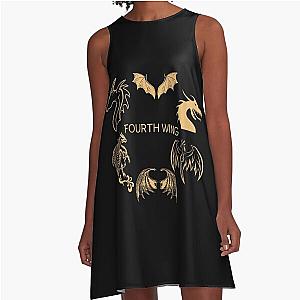 Fourth Winn Rebecca Yarros Fantasy Book A-Line Dress