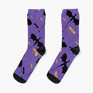 Fourth Purple Dragon Socks