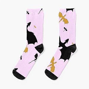 Fourth Pink Dragon Socks