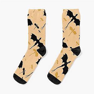 Fourth Gold Dragon Socks