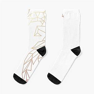 Fourth Modern Geometric Dragon Fly Socks