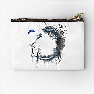 Winter Dragons, Fourth Wing, Tairn and Sgaeyl, Fantasy Dragon Zipper Pouch