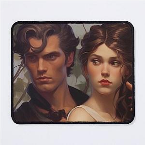 Fourth Wing fan art Violet Xaden Mouse Pad