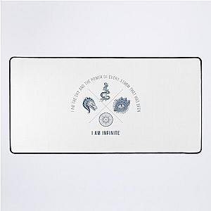Fourth blue Desk Mat