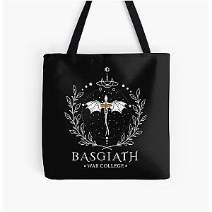 Fourth Wing Basgiath Romantasy Dragons Yarros Tote Bag