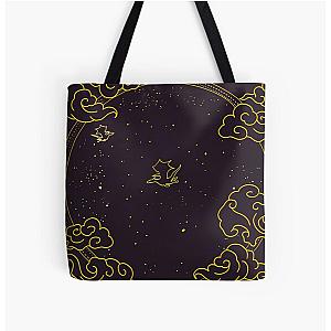 Fourth Black Illustrated Tote Bag