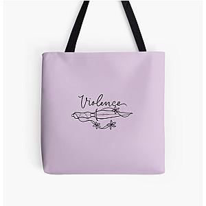 Violence Fourth Over Print Tote Bag