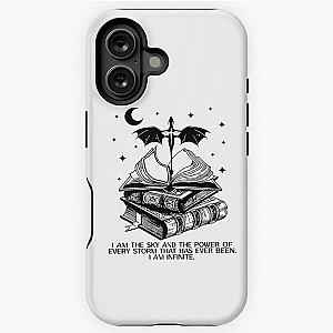 Onyx Storm Tairn Fourth Wing Dragon Rider Basgiath War College Bookish Gift for Bookworm Dragon Rider iPhone Tough Case