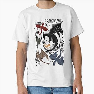 DRAGONTAILS Fourth Wing Rebecca Yarros Officially licensed Classic T-Shirt