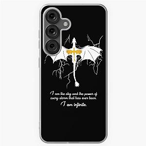 I Am Infinite Fourth Wing, Tairn and Andarna Lightning White Galaxy Case
