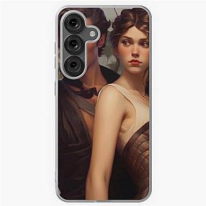 Fourth Wing fan art Violet and Xaden Samsung Galaxy Soft Case