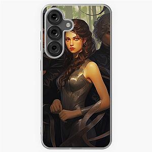 Xaden, Violet, and Dain Fourth Wing by Rebecca Yarro book fan art Samsung Galaxy Soft Case