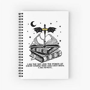 Basgiath War College Fourth Wing Dragon Rider Fantasy Book Lover Gifts Spiral Notebook