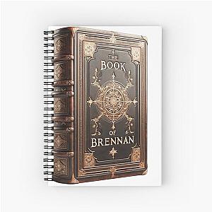 The Book of Brennan Fourth Wing Spiral Notebook
