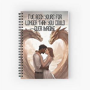 Fourth Wing by Rebecca Yarros Spiral Notebook