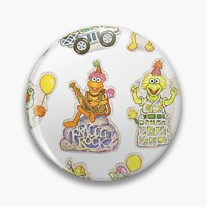 Fraggle Rock birthday stickers Pin