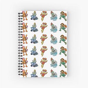 Fraggle Rock Inspired Print Spiral Notebook